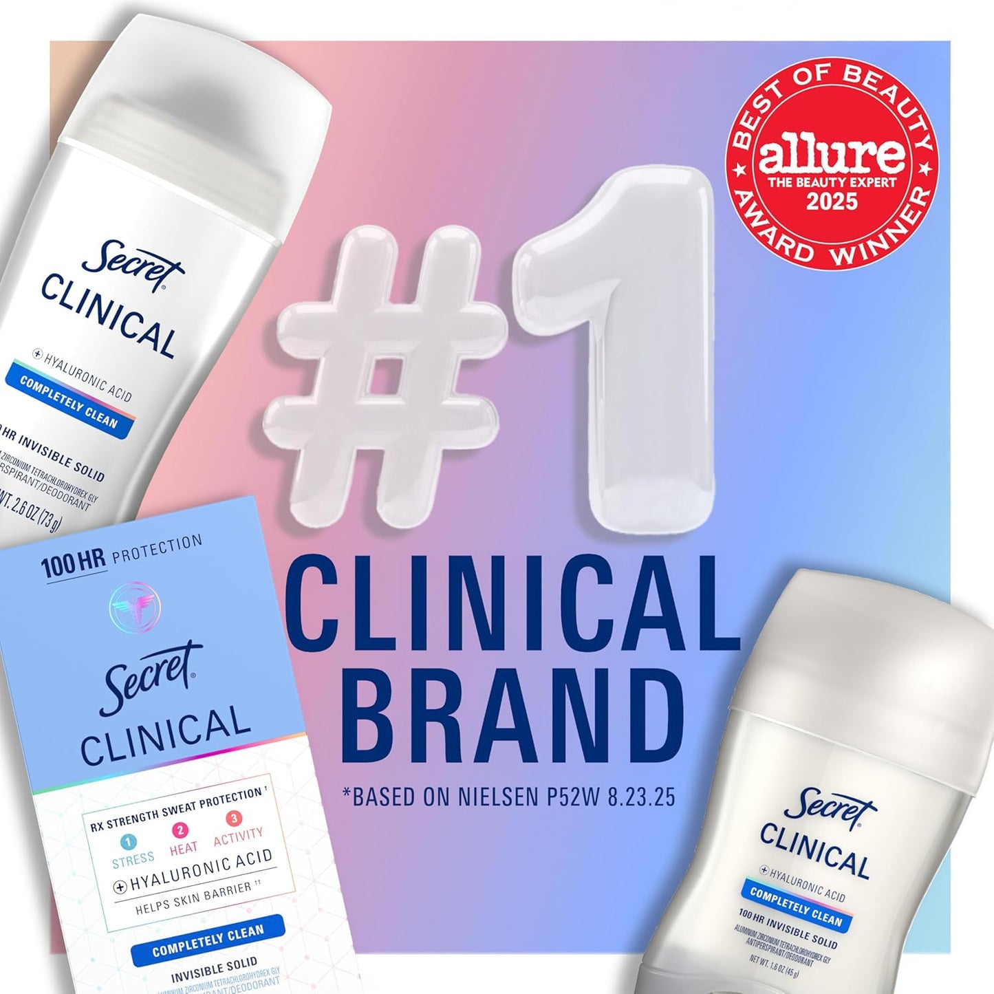 Secret_Clinical_Strength_100HR_Sweat_&_Odor,_Stress_Response_Invisible_Solid_Antiperspirant_Deodorant_for_Women,_3X_Stress_Protection_with_Hyaluronic_Acid,_PH_Balanced,_1.6_oz_(Pack_of_2)