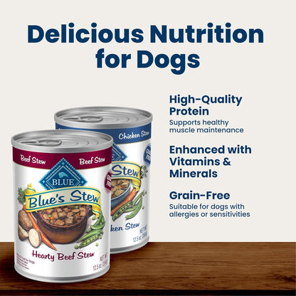 Blue_Buffalo_Blue’s_Stew_Variety_Pack_Hearty_Beef_&_Country_Chicken_Stew_Natural_Grain_Free_Wet_Dog_Food_with_Real_Meat_in_Thick_Savory_Gravy,_Natural_Ingredients,_12.5-oz_Cans_(6_Count)