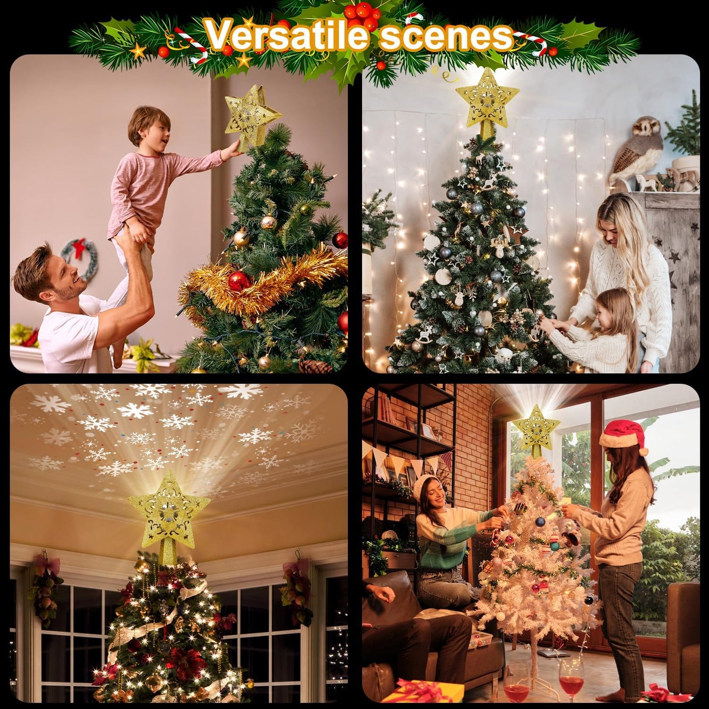Christmas_Tree_Topper_Star_Lighted_with_LED_Rotating_Silver_Snowflake_Projector,_Plug_in_Christmas_Star_Tree_Topper_Ornament_3D_Glitter_Projection_for_Indoor_Office_Party_Holiday_Xmas_Decorations