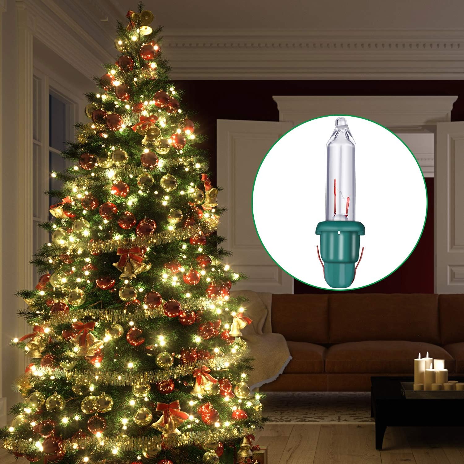 Mudder_150_Pcs_Replacement_Mini_Light_Bulbs_Christmas_Tree_2.5_V_Incandescent_Glass_String_Light_Bulbs_with_Base_Indoor_Outdoor_Xmas_Decoration,_0.17_Ampere,_0.425_Watt_(Clear,Green)