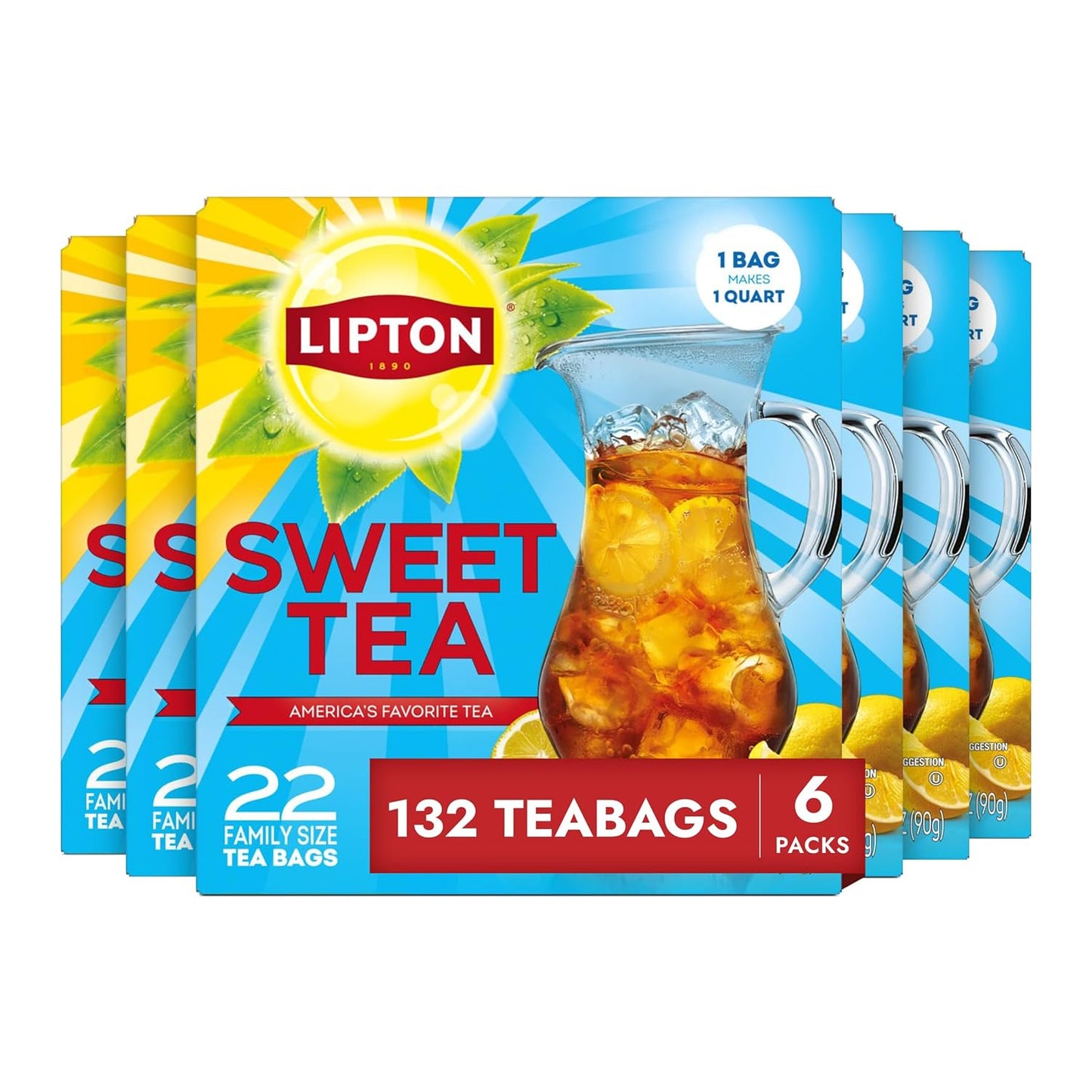 Lipton_Southern_Sweet_Iced_Tea_Bags,_Family_Size_Zero_Calories,_132_Total_Bags_(22ct_-_Pack_of_6)