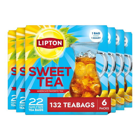 Lipton_Southern_Sweet_Iced_Tea_Bags,_Family_Size_Zero_Calories,_132_Total_Bags_(22ct_-_Pack_of_6)