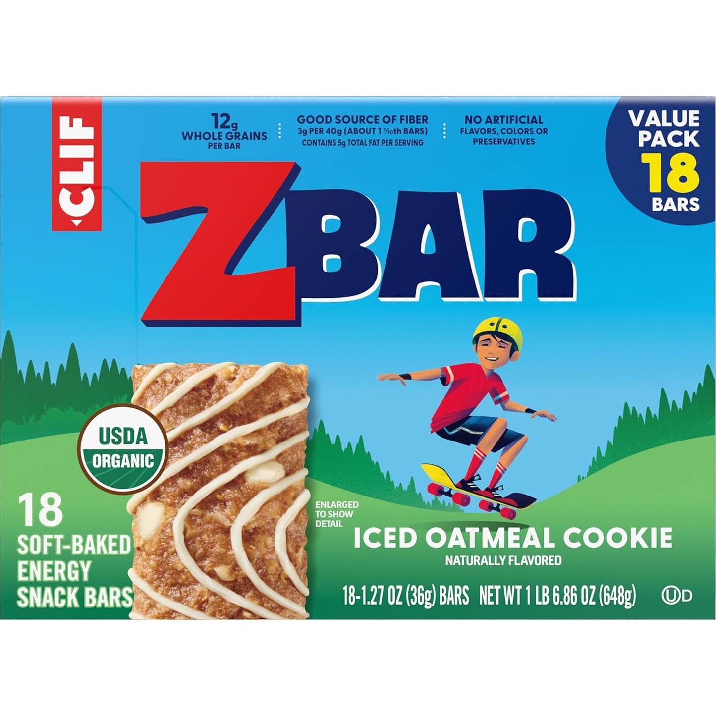 Zbar_-_Iced_Oatmeal_Cookie_-_Soft-Baked_Energy_Snack_Bars_-_Non-GMO_-_12g_Whole_Grains_-_USDA_Organic_Granola_Bars_-_Snacks_for_Kids_(18_Pack)