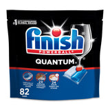 Finish Quantum Dishwasher Pods, No Pre-Rinse Dishwasher Detergent Soap Removes 24HR Dried-On Stain and Grease, Leaving a Virtually Spotless Shine