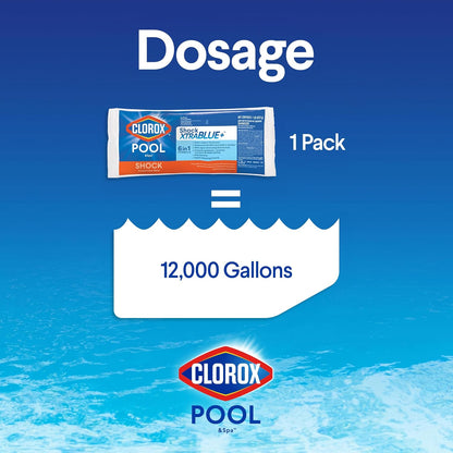 Clorox®_Pool&Spa™_Shock_XTRABLUE®_Plus,_Kills_Bacteria_&_Algae_in_Swimming_Pools,_Swim-Ready_in_15_Minutes,_(12-Pack),_Granular