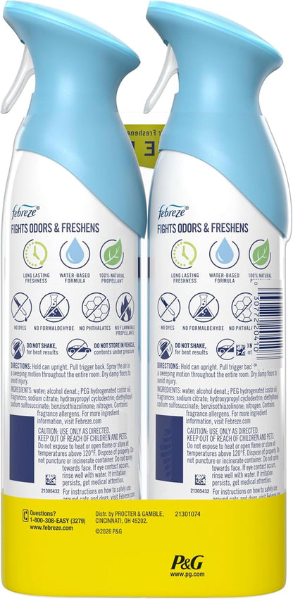 Febreze_Air_Mist,_Air_Freshener_Spray,_Odor_Fighting_Room_Spray,_Deodorizer_for_Home_Bathroom_Kitchen_Office_Apartment_Dorm_Room_Classroom,_Linen_&_Sky_Scent,_8.1oz_(Pack_of_2)