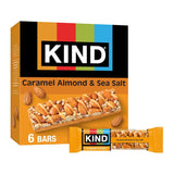 KIND Nut Bars, Dark Chocolate Nuts and Sea Salt, Healthy Snacks, Gluten Free, Low Sugar, 6g Protein, 6 Count