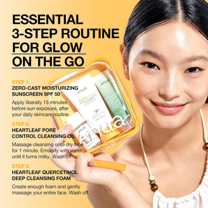 Anua_Sun-Ready_Travel_Kit,_Zero-Cast_Sunscreen_&_Cleansing_oil_&_Face_Wash._Korean_Sunscreen_with_Mini_Size_Double_Cleansing_routine_,Korean_Skincare_Set