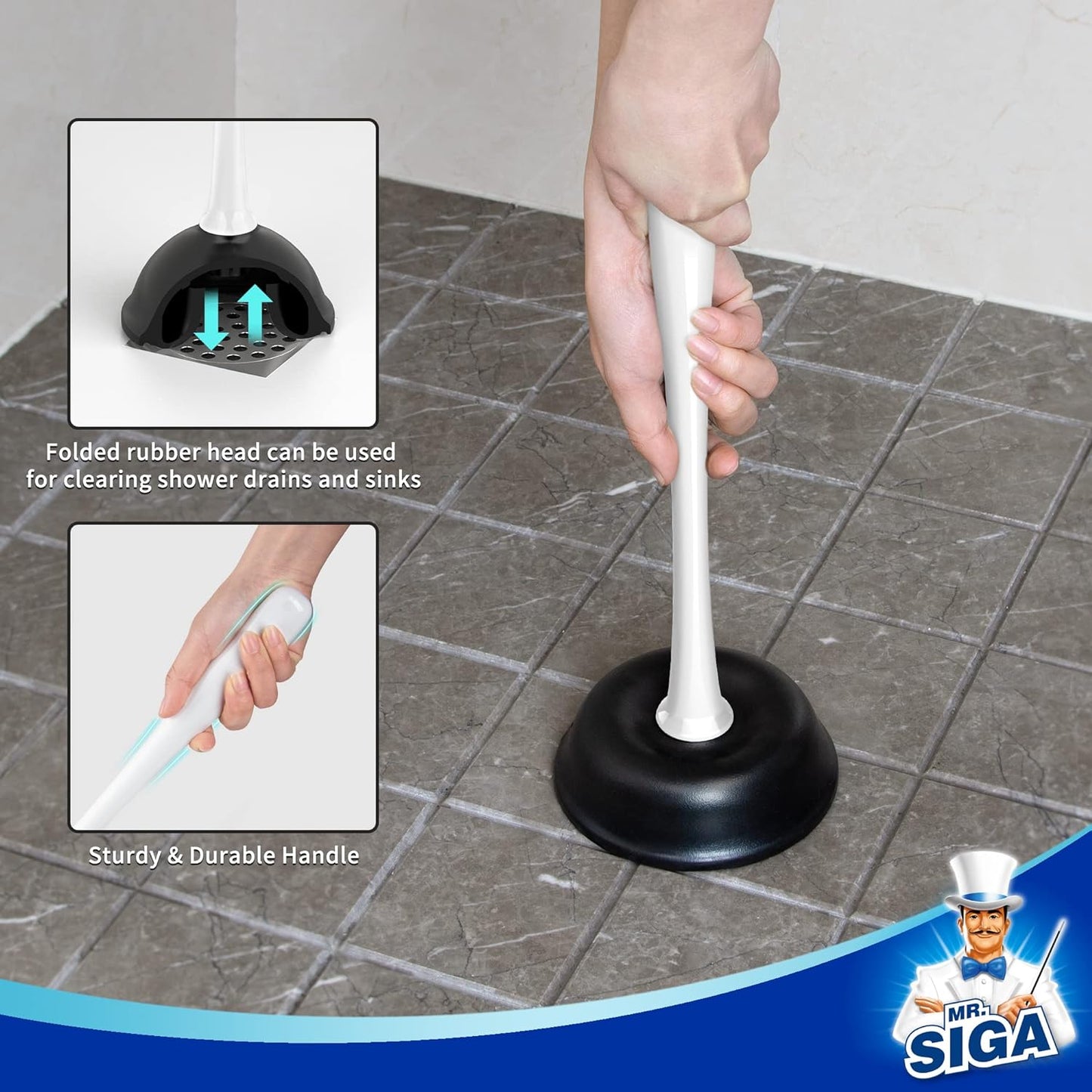 MR.SIGA_Toilet_Plunger_and_Bowl_Brush_Combo_for_Bathroom_Cleaning,_White,_1_Set