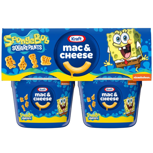 Kraft_Mac_&_Cheese_Cups_Macaroni_and_Cheese_Microwavable_Dinner_SpongeBob_SquarePants,_4_ct_Pack,_1.9_oz_Cups