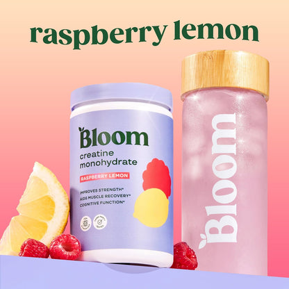 Bloom_Nutrition_Creatine_Monohydrate_Powder,_5g_Micronized_Creatine_per_Serving,_Supports_Muscle_Recovery,_Strength,_Endurance,_Pre_or_Post_Workout,_Gluten_Free,_Non_GMO,_Raspberry_Lemon,_40_SVG,_9_oz