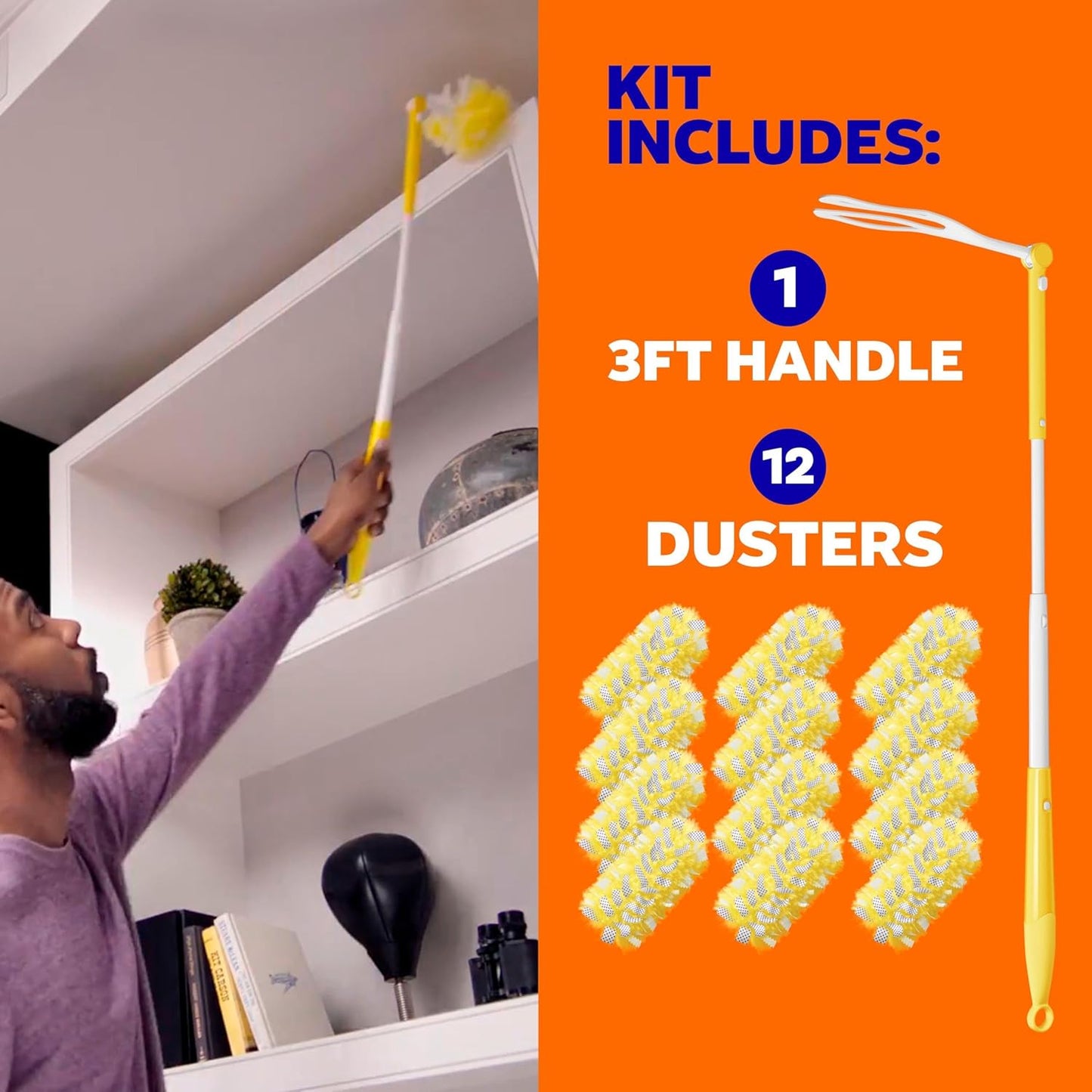 Swiffer_Duster_Kit_with_3_ft_Extendable_Handle,_Heavy_Duty_Dusting_Starter_Kit_with_12_Refills,_for_Ceiling_Fans,_Vents_and_Hard_to_Reach_Places
