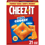 Cheese Crackers, Baked Snack Crackers, Lunch Snacks, Family Size, Extra Toasty, Original, Hidden Valley Ranch, 21oz Box