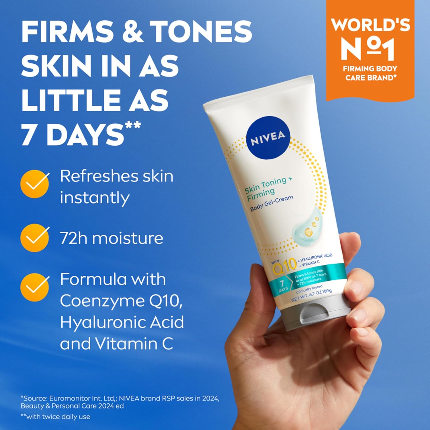 NIVEA_Skin_Firming_&_Toning_Body_Gel_Cream_with_Q10,_Hyaluronic_Acid_and_Vitamin_C,_Clinically_Tested_Skin_Firming_&_Toning_Cream,_72-Hour_Moisture,_6.7_Oz_Tube