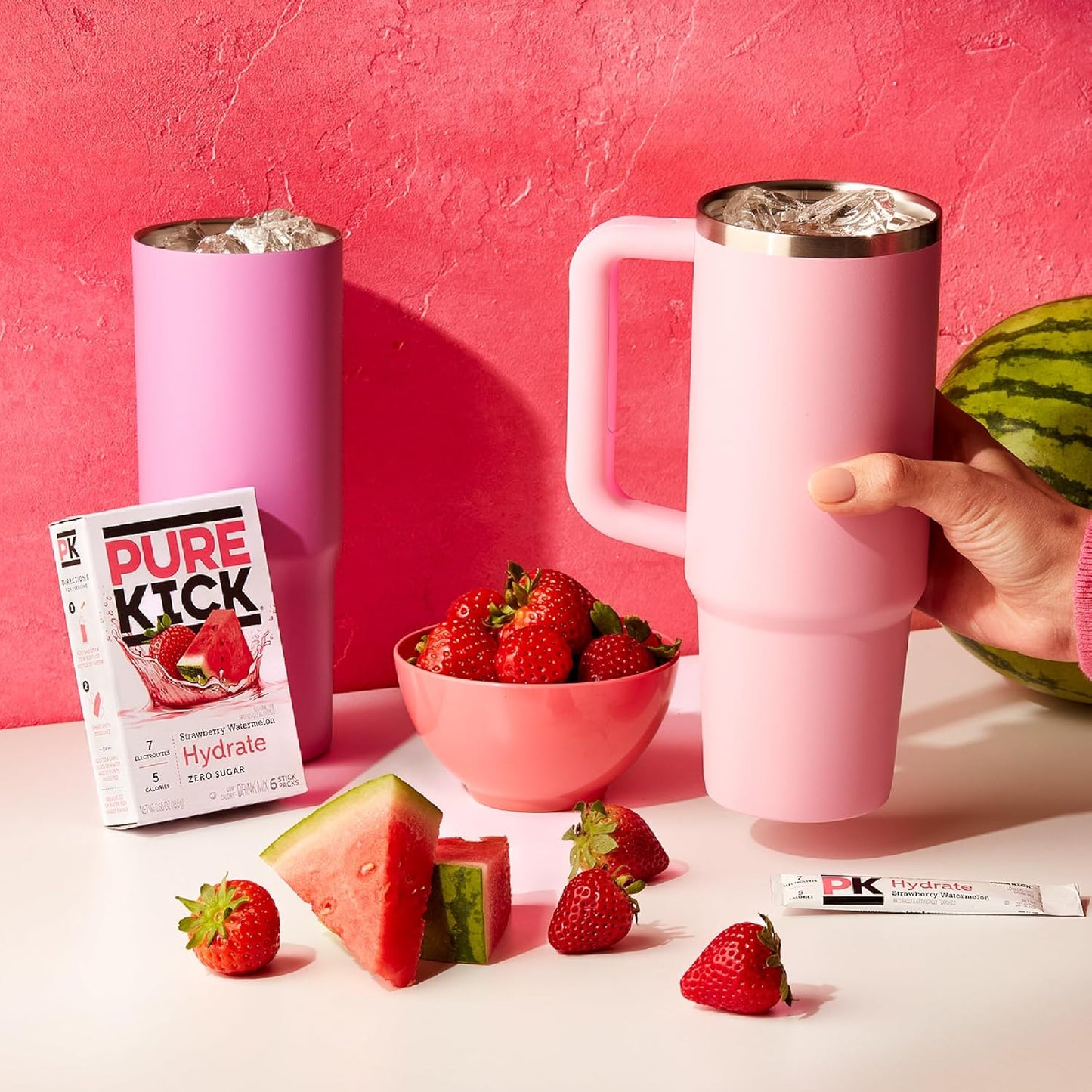 Pure_Kick_Hydration_Singles_To_Go_Drink_Mix,_Strawberry_Watermelon,_Includes_12_Boxes_with_6_Packets_in_each_Box,_72_Total_Packets