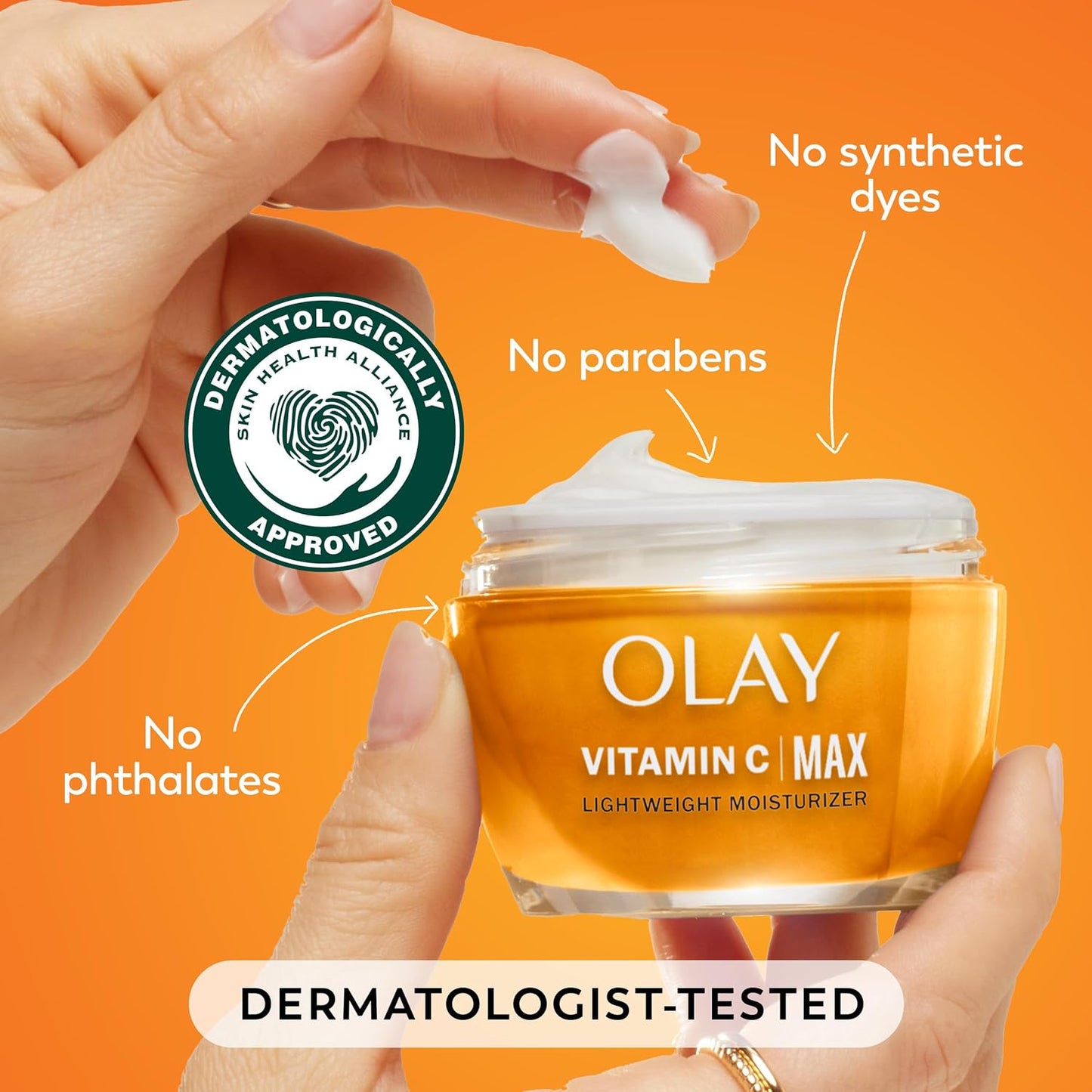 Olay_Vitamin_C_MAX_Face_Moisturizer,_Brightening_Cream_for_Women,_Hydrating,_Evens_Tone,_Dark_Spot_&_Hyperpigmentation_Reduction,_Glowing_Skin_Care_-_Niaciniamide,_Peptides_1.7_Oz