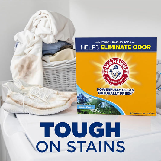 ARM_&_HAMMER_Powder_Laundry_Detergent,_Alpine_Clean,_9.56_lb,_155_Loads