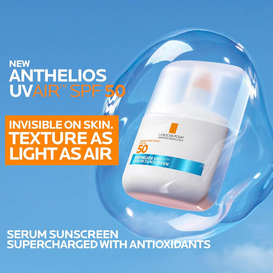 La_Roche-Posay_Anthelios_UVAir_Sunscreen_Serum_SPF_50_for_Sensitive_Skin,_with_Niacinamide,_Hyaluronic_Acid_&_Antioxidants,_Hydrating_Lightweight_Sunscreen_for_Face,_Fast-Absorbing,_1.7oz