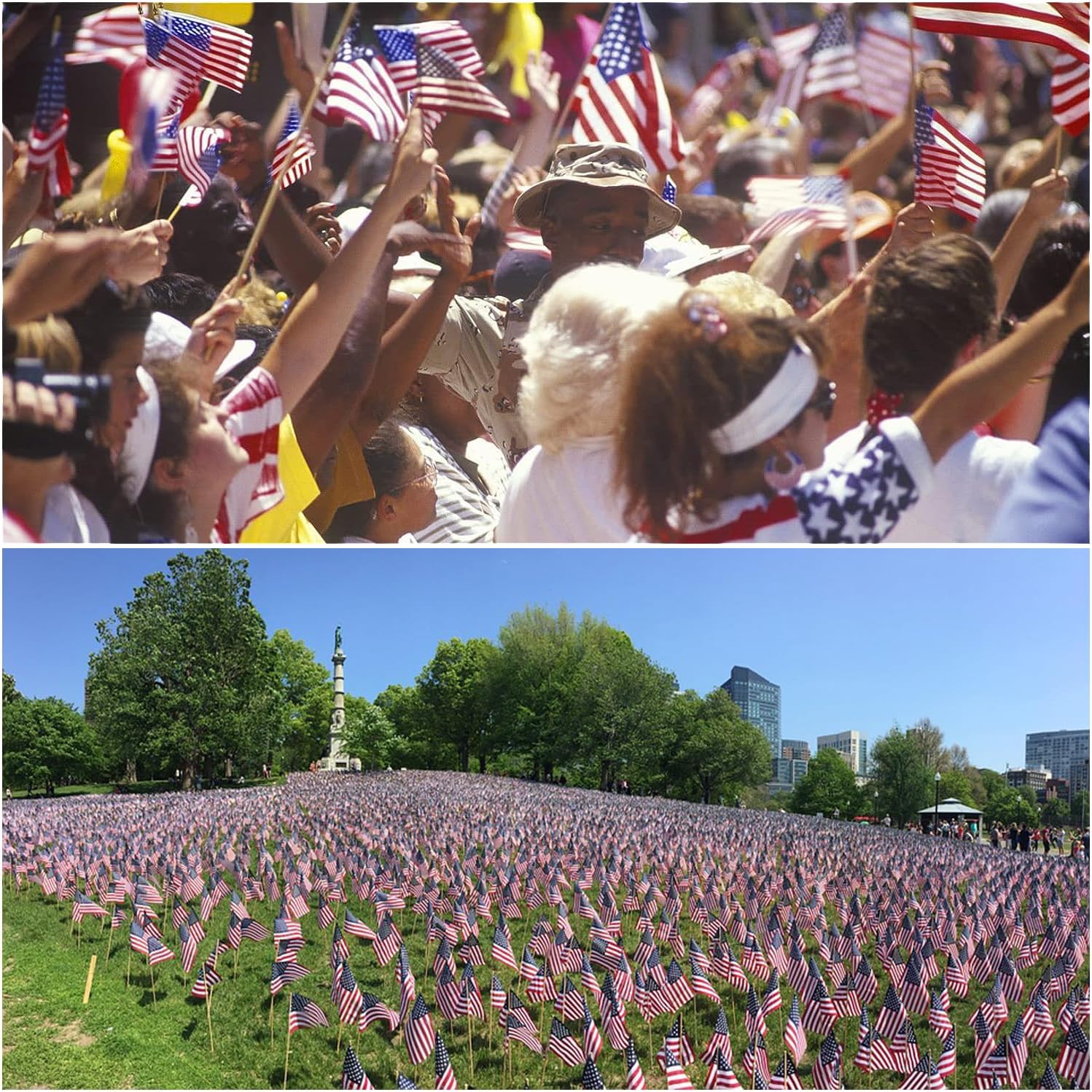 12_Pcs_12x18_Inch_American_Flags_for_Outside,_250th_Anniversary_USA_Stick_Flag_with_Handheld_and_Grounded_Multi-Purpose_Flagpole,_Memorial_Day,_4th_of_July_Decorations,_Patriotic_Decorations