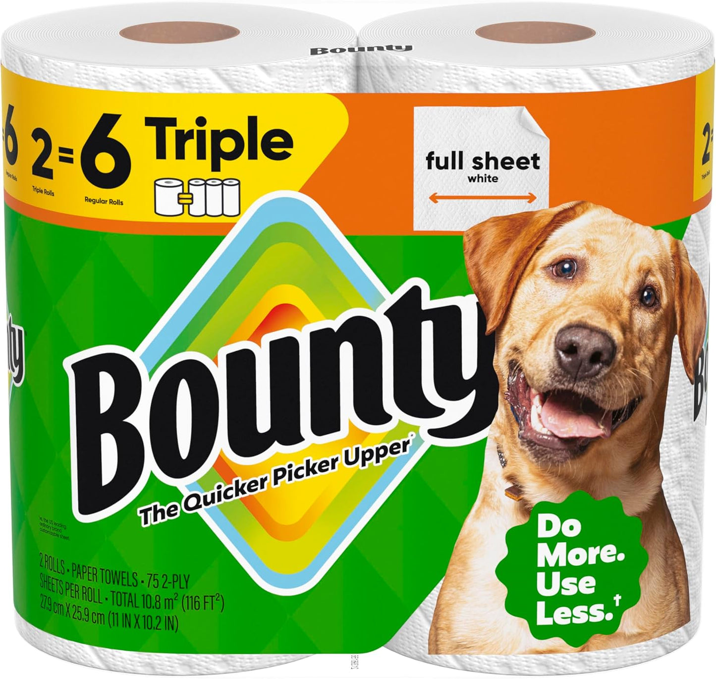 Bounty_Full_Sheet_Paper_Towels,_White,_2_Triple_Rolls_=_6_Regular_Rolls_(Packaging_May_Vary)