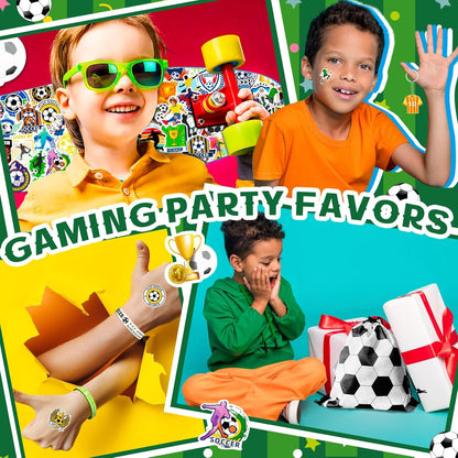 110Pcs_Soccer_Party_Favors_Drawstring_Bags_Soccer_Goodie_Bag_with_Mini_Ball,_Wristband,_Slap_bracelets,_Keychains,_Stickers_for_Soccer_Party_Supplies