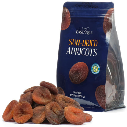 Eastanbul_Sun_Dried_Apricots,_12.35oz,_Premium_Dried_Apricots_No_Sugar_Added,_Naturally_Dry_Fruit_Snacks,_Turkish_Fruits_Moist_&_Plump,_Whole,_No_Pits,_Healthy,_Gluten_Free,_Sulfur_Free,_Vegan_Non_GMO