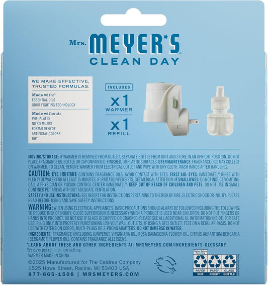 MRS._MEYER'S_CLEAN_DAY_Premium_Scented_Oil_Diffuser_Kit,_Rain_Water,_1_warmer_and_.67_fl_oz_refill