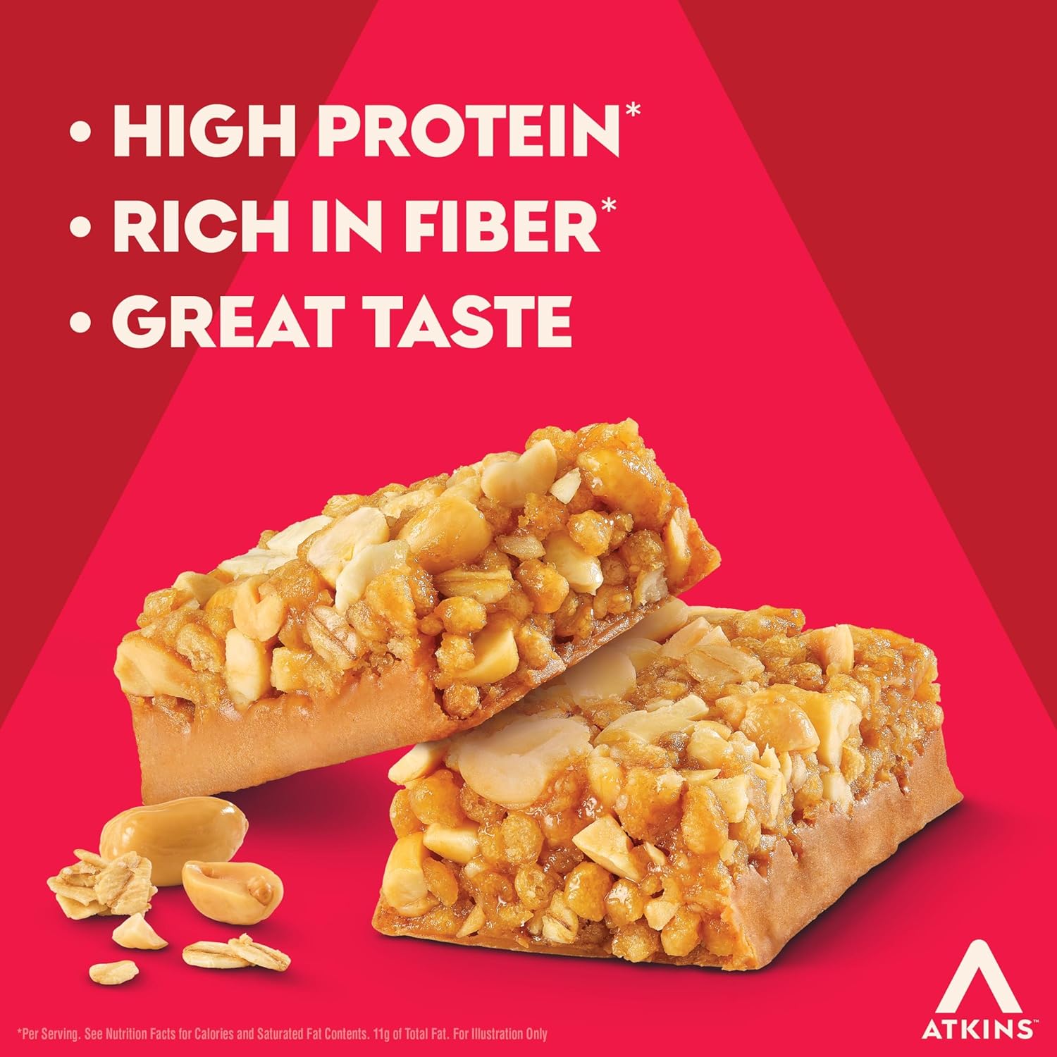 Atkins_Peanut_Butter_Granola_High_Protein_Bar,_High_Fiber_Snack_,_16g_Protein,_1g_Sugar,_4g_Net_Carb,_Protein_Snack,_12_Count