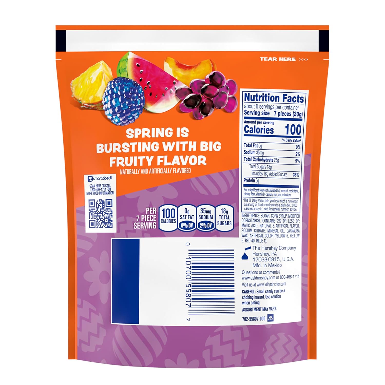 JOLLY_RANCHER_Gummies_Fruity_Mix_Flavored,_Easter_Candy_Bag,_6.8_oz