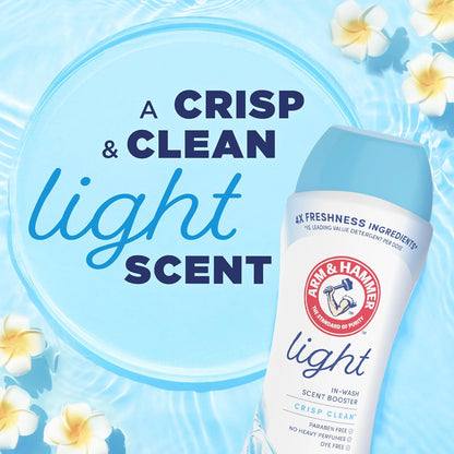 ARM_&_HAMMER_Light_In-Wash_Scent_Booster,_Laundry_Scent_Booster_Crisp_Clean_scent,_24_Oz