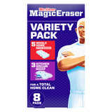 Mr. Clean Magic Eraser Sponge, All Purpose Cleaner, Cleaning Scrubber, Kitchen, Bathroom, Shower, Oven, Cleaning Supplies, Variety Pack with Ultra Thick, Ultra Foamy, & Extra Durable