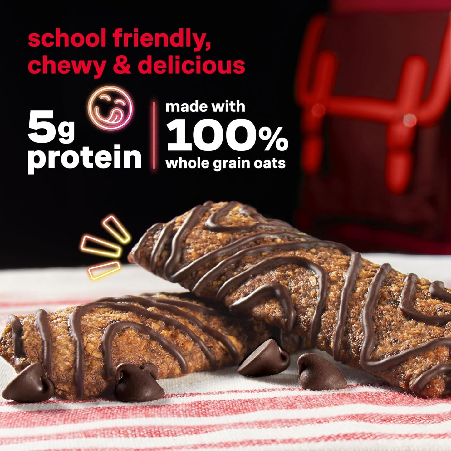 KIND_Kids_Snacks,_Chocolate_Chip_Bar,_Tree_Nut_and_Peanut_Free,_Gluten_Free,_Whole_Grains_and_Oats,_5g_Protein,_5_Count