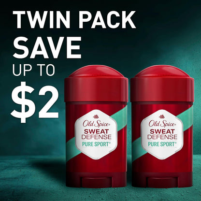Old_Spice_Antiperspirant_and_Deodorant_for_Men,_24/7_Sweat_and_Odor_Protection,_Legendary_Fragrance,_Sweat_Defense,_Pure_Sport_Plus,_2.6_oz_Twin_Pack