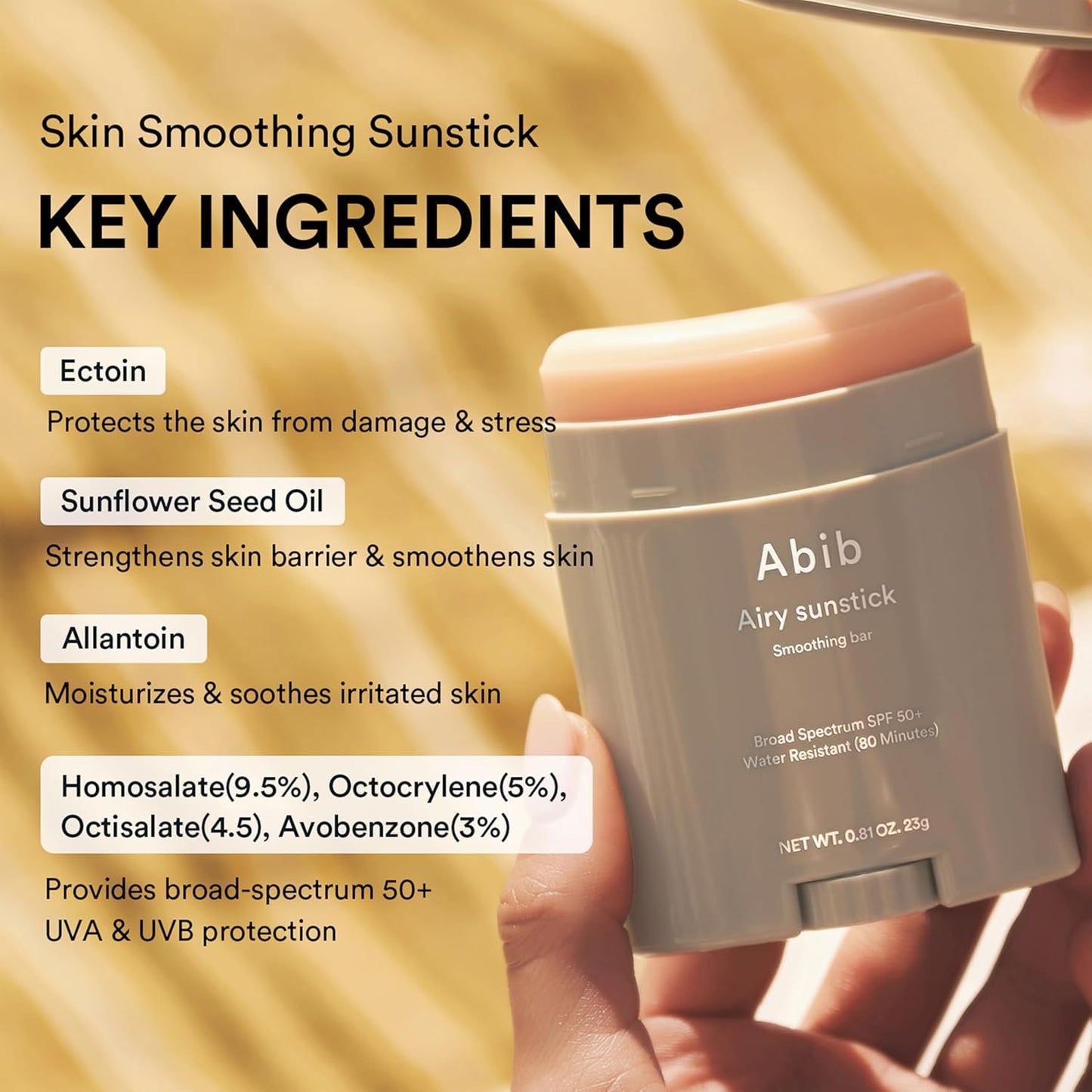 Abib_Airy_Sunstick_Protection_Bar_Broad_Spectrum_SPF50+_0.81_oz_/_23_g_(Semi-matte)_|_Korean_Suncreen_Stick_Suncare_Sunblock,_No_Whitecast,_Protector_Solar_Barra,_Water_resistant