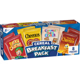 General Mills Breakfast Cereal Variety Pack, Lucky Charms, Cinnamon Toast Crunch, and Cheerios Varieties, Single Serve Snacks