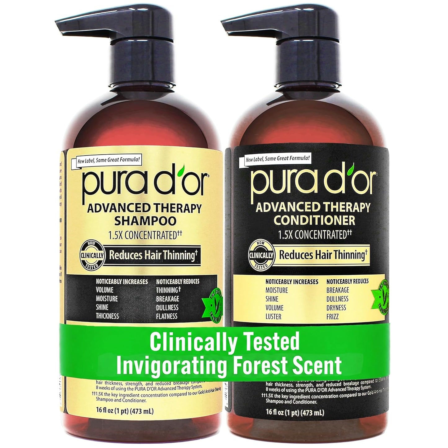 PURA_D'OR_Advanced_Therapy_Biotin_Shampoo_&_Hair_Regrowth_Conditioner_Set_For_Hair_Thinning,_CLINICALLY_TESTED_Effective_Thickening_Results,_For_Women_&_Men,_Invigorating_Forest_Scent,_16oz_x2