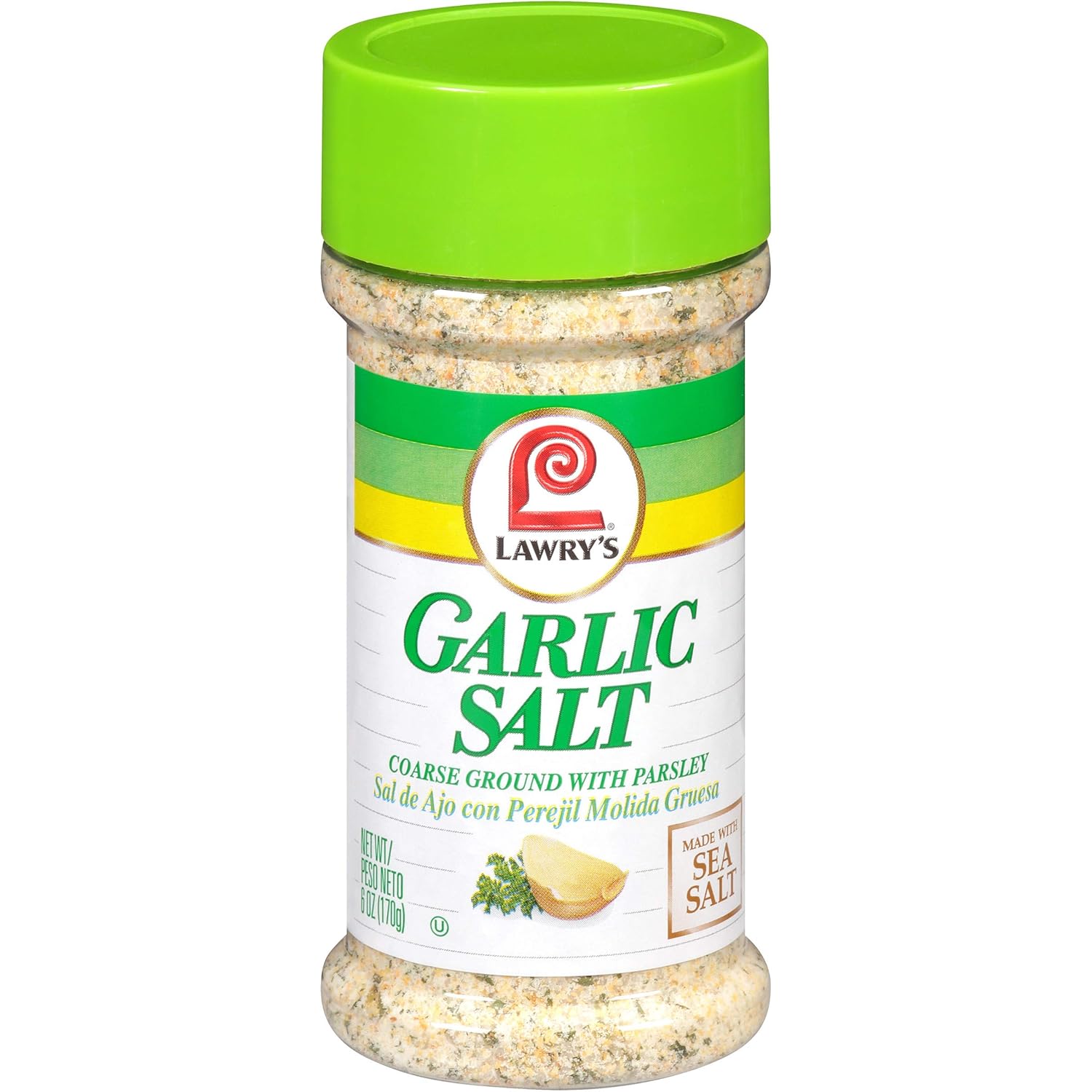 Lawry's_Coarse_Ground_With_Parsley_Garlic_Salt,_6_oz
