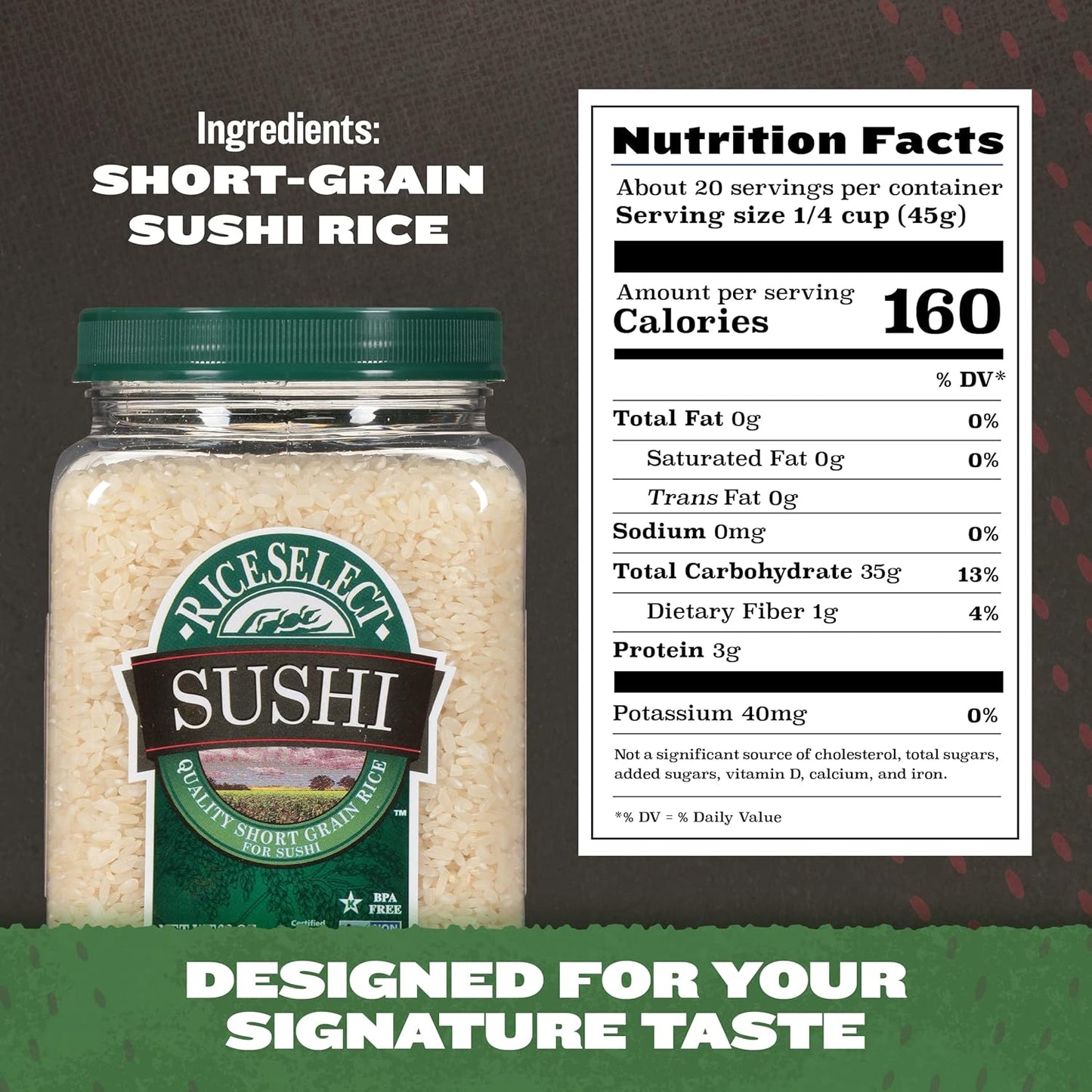 RiceSelect_Sushi_Rice_for_Sushi_and_Japanese_Food,_Premium_Gluten-Free_Short-Grain_Rice,_Non-GMO,_32-Ounce_Jar