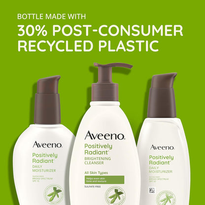 Aveeno_Positively_Radiant_Daily_Face_Moisturizer_with_SPF_15_Sunscreen,_Hydrating_Facial_Moisturizer_with_Soy_Extract_to_Improve_Skin_Tone_and_Texture,_Hypoallergenic_Formula,_Oil-Free,_4_FL_OZ