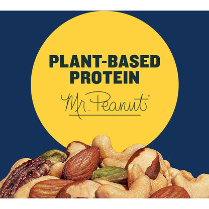 PLANTERS_Deluxe_Salted_Mixed_Nuts,_Roasted_Cashews,_Almonds,_Pecans,_Pistachios,_and_Hazelnuts,_Party_Snacks,_Plant-Based_Protein,_Quick_Snack_for_Adults,_After_School_Snack,_34oz_Container