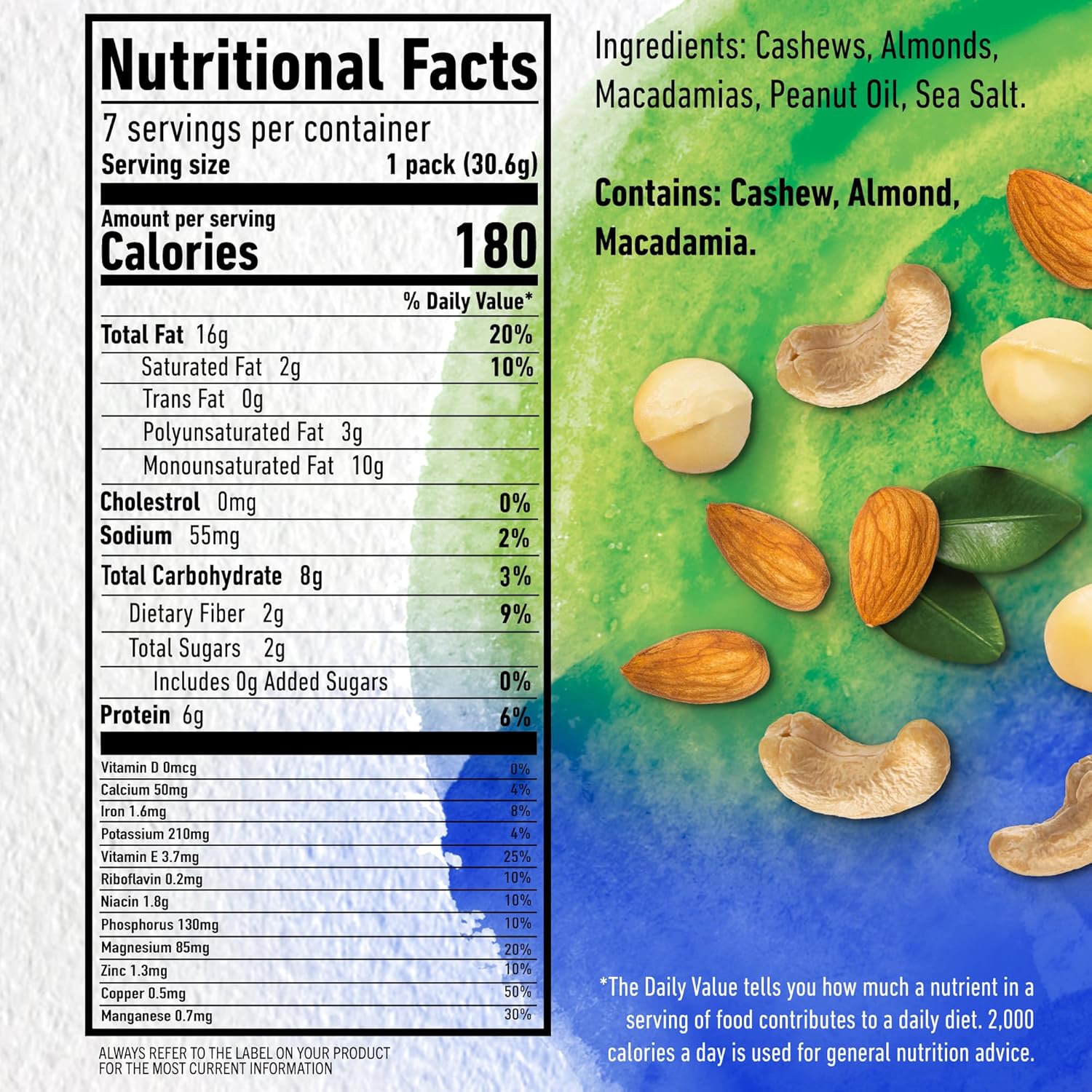 PLANTERS_NUT-rition_Wholesome_Nut_Mix,_7.5_oz_Box_(Contains_7_Individual_Pouches)_-_Cashews,_Almonds_and_Macadamias_Snack_Mix_-_No_Artificial_Flavors,_No_Artificial_Colors,_No_Preservatives_-_Kosher
