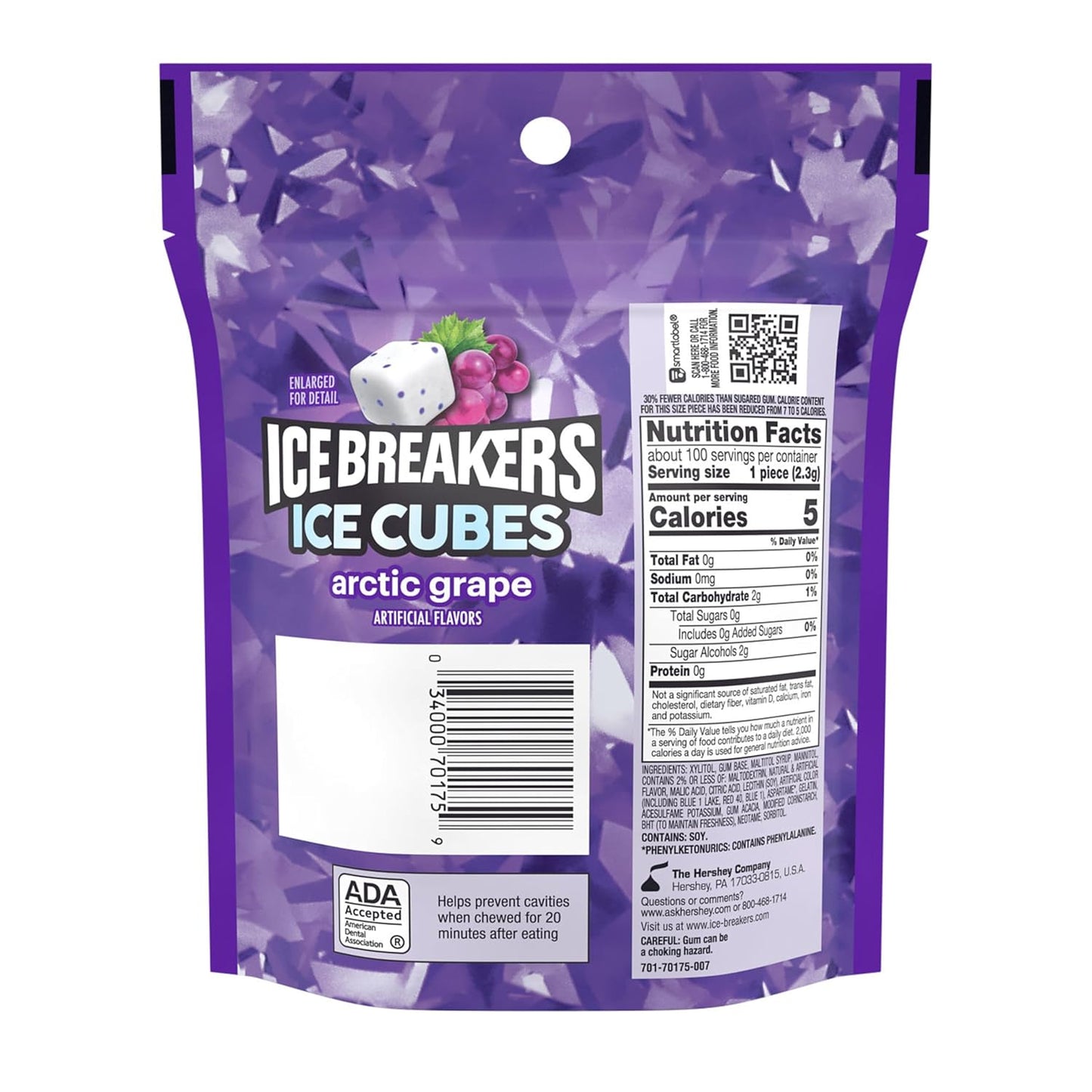 ICE_BREAKERS_Ice_Cubes_Arctic_Grape_Flavored_Sugar_Free_Chewing_Gum_Pouch,_8.11_oz_(100_Pieces)