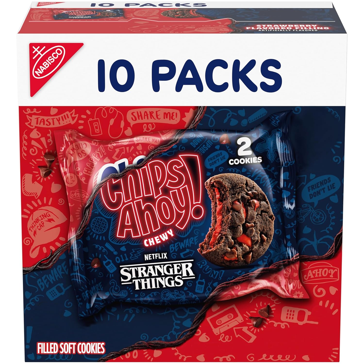 CHIPS_AHOY!_Stranger_Things_Chewy_Chocolatey_Strawberry-Flavored_Filled_Soft_Cookies,_Limited_Edition,_10_Snack_Packs_(2_Cookies_Per_Pack)