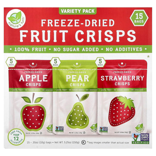 Nature’s_Turn_Freeze-Dried_Fruit_Crisps_–Healthy,_Gluten-Free,Crispy_&_Delicious,_Plant-Based_Snack,Ideal_for_Cereal,_Smoothies,School_Lunches,&_On-the-Go,Lunchbox_Snack_Variety_Bags_of_15_(0.35_oz_Each)