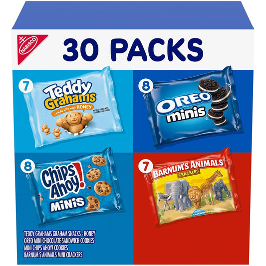 Nabisco_Team_Favorites_Variety_Pack,_OREO_Mini,_CHIPS_AHOY!_Mini,_Teddy_Grahams_Honey_&_Barnum's_Animal_Crackers,_30_Snack_Packs