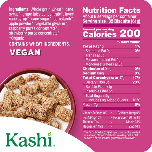 Kashi_Breakfast_Cereal,_Organic,_Fiber_Cereal,_Berry_Fruitful,_17.2oz_Box_(1_Box)