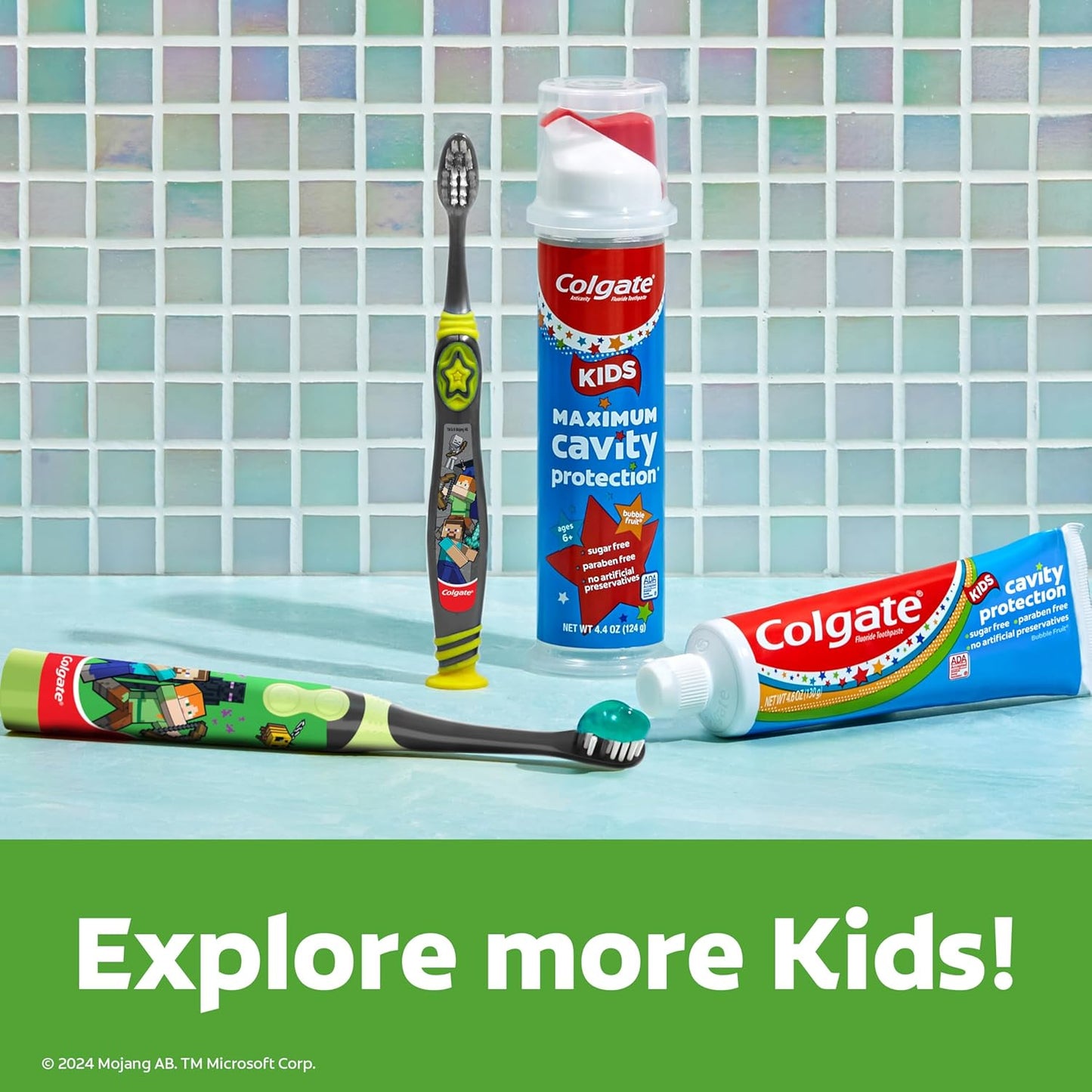Colgate_Kids_Battery_Powered_Minecraft_Toothbrush,_Extra_Soft_Kids_Battery_Toothbrush_with_1_AA_Battery_Included,_Made_for_Ages_3_and_Up,_Features_Easy_On_and_Off_Switch,_Flat_Lay_Handle,_1_Count