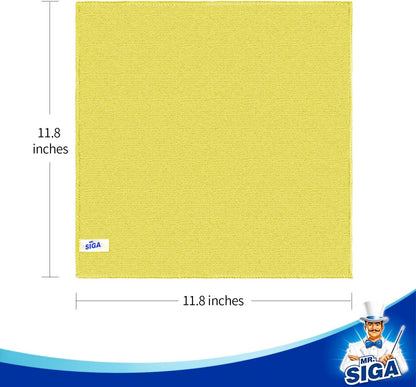 MR.SIGA_Microfiber_Cleaning_Cloth,_All-Purpose_Cleaning_Towels,_Pack_of_50,_Size_11.8_x_11.8_in