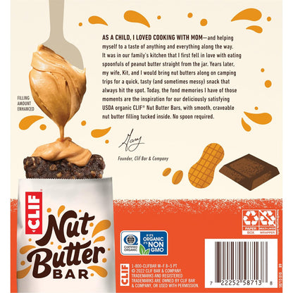 CLIF_Nut_Butter_Bar_-_Chocolate_Peanut_Butter_-_Filled_Energy_Bars_-_Non-GMO_-_USDA_Organic_-_Plant-Based_-_Low_Glycemic_-_1.76_oz._(5_Pack)