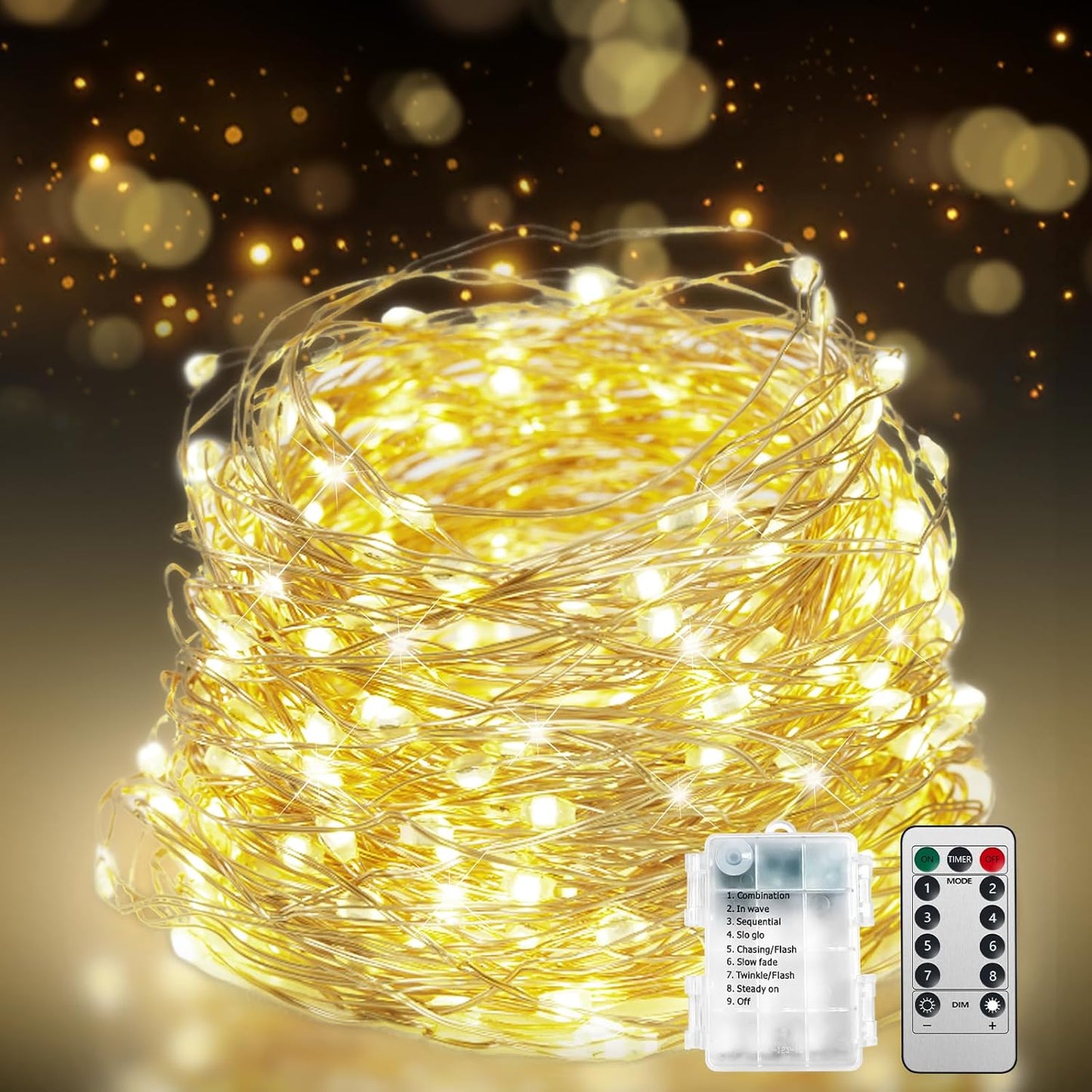 200_LED_67Ft_Fairy_Lights_Battery_Operated_with_Remote，Waterproof_String_Lights_for_Indoor_&_Outdoor,8_Modes_Christmas_Lights_for_Christmas_Tree,Bedroom,_Party,Wedding_Decor